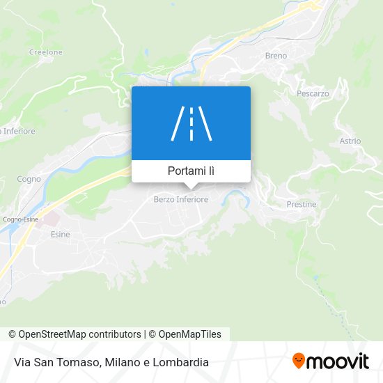 Mappa Via San Tomaso