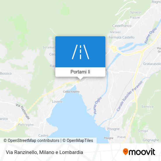 Mappa Via Ranzinello