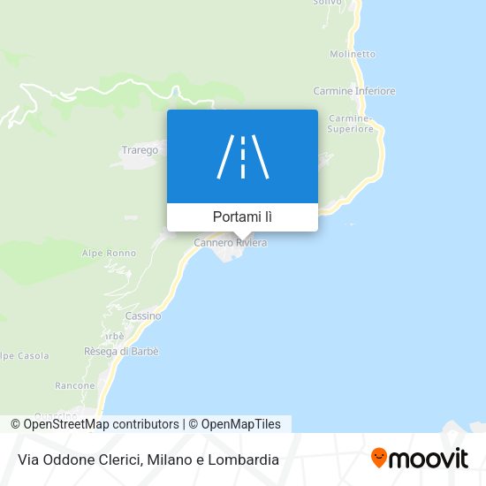 Mappa Via Oddone Clerici