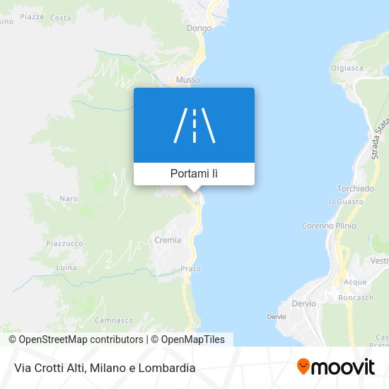 Mappa Via Crotti Alti