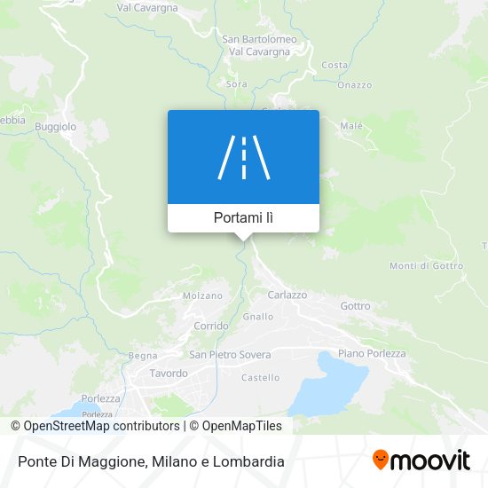 Mappa Ponte Di Maggione