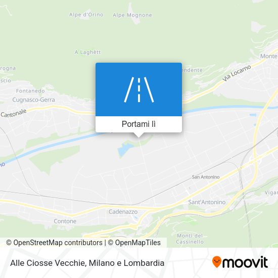 Mappa Alle Ciosse Vecchie