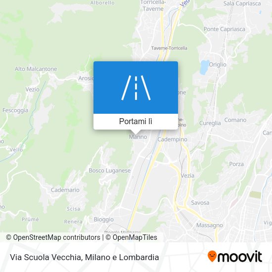 Mappa Via Scuola Vecchia