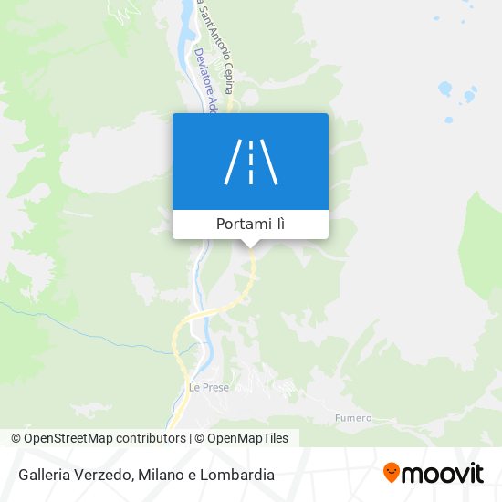 Mappa Galleria Verzedo