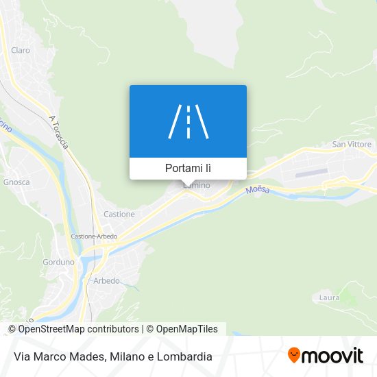 Mappa Via Marco Mades