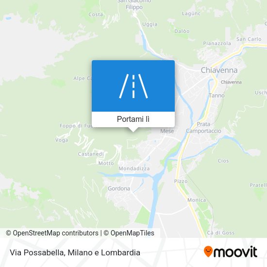 Mappa Via Possabella