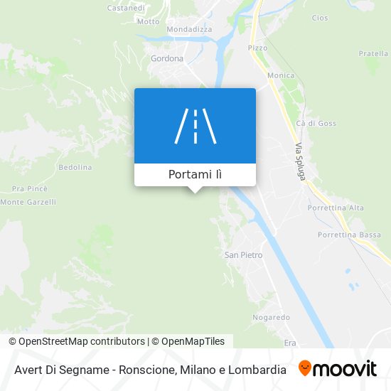 Mappa Avert Di Segname - Ronscione