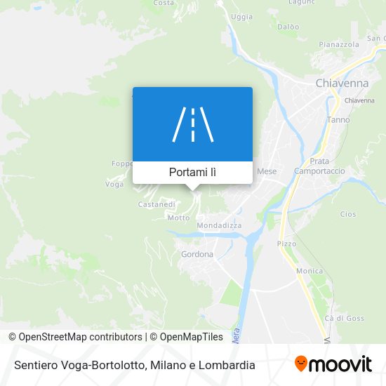 Mappa Sentiero Voga-Bortolotto