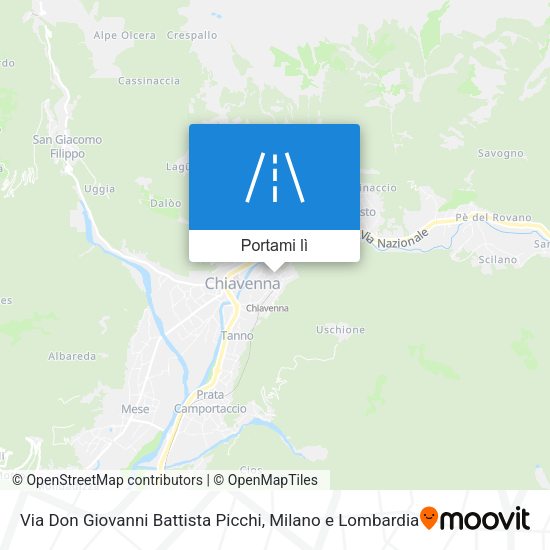 Mappa Via Don Giovanni Battista Picchi