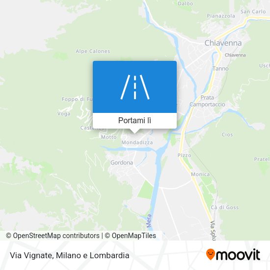 Mappa Via Vignate