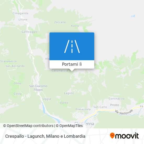 Mappa Crespallo - Lagunch