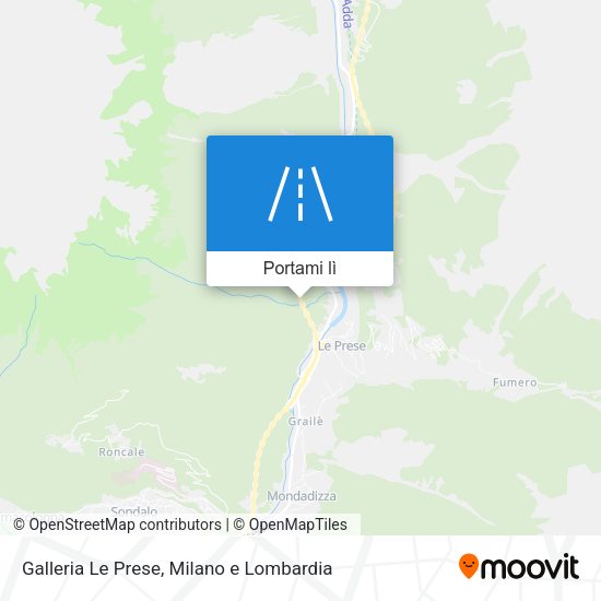 Mappa Galleria Le Prese