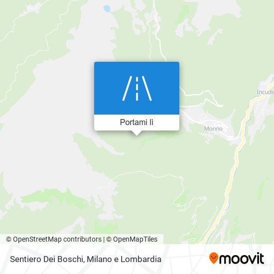 Mappa Sentiero Dei Boschi