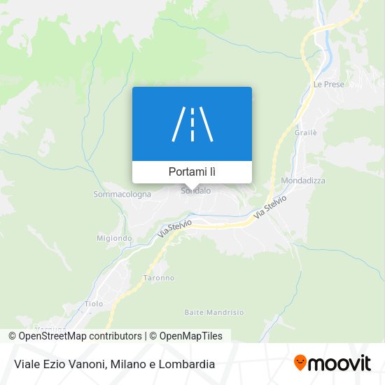 Mappa Viale Ezio Vanoni