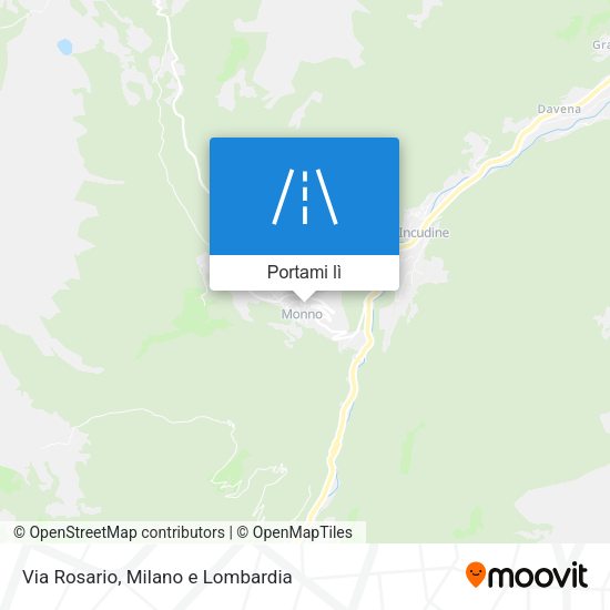 Mappa Via Rosario