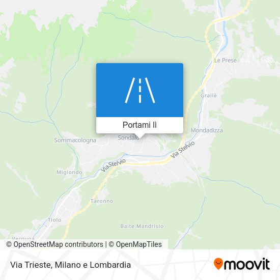 Mappa Via Trieste