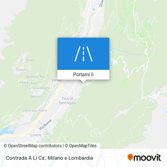 Mappa Contrada A Li Ca'
