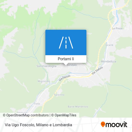 Mappa Via Ugo Foscolo