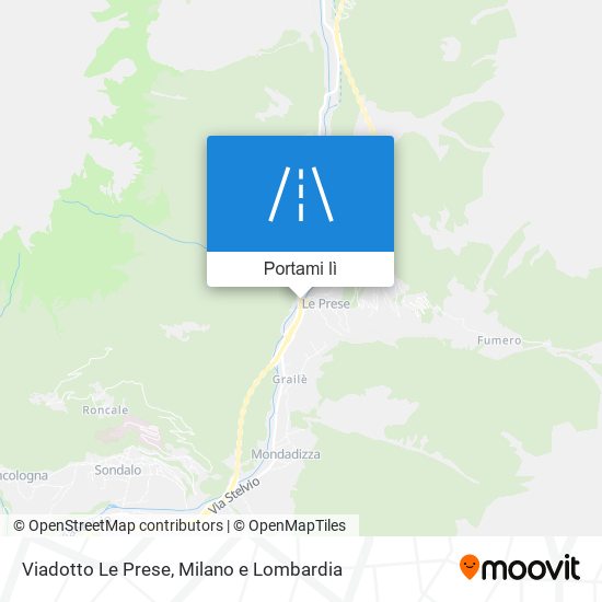 Mappa Viadotto Le Prese