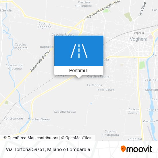 Mappa Via Tortona 59/61