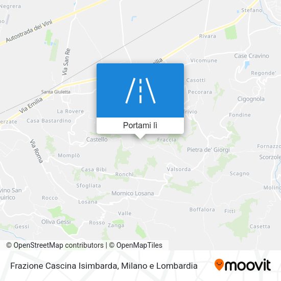 Mappa Frazione Cascina Isimbarda