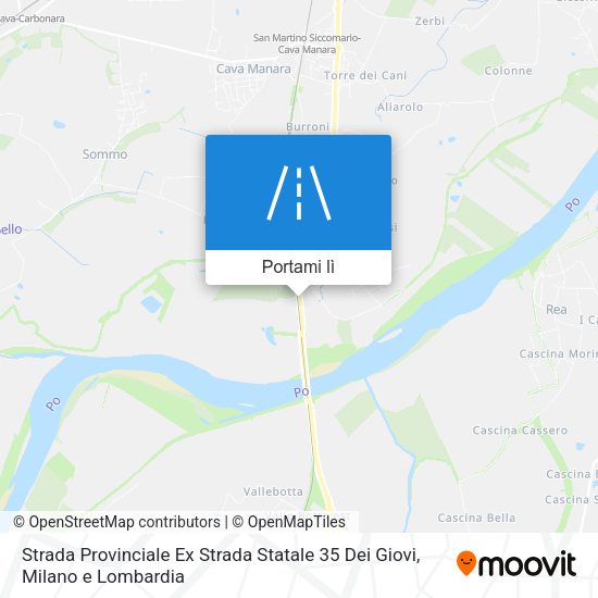 Mappa Strada Provinciale Ex Strada Statale 35 Dei Giovi