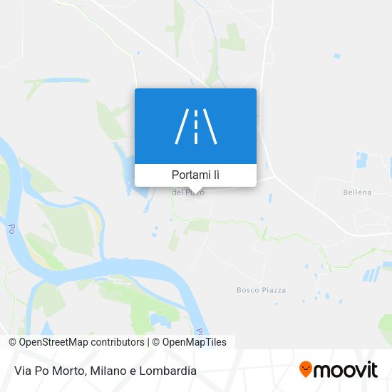 Mappa Via Po Morto
