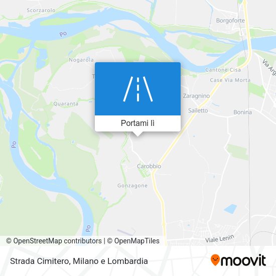 Mappa Strada Cimitero