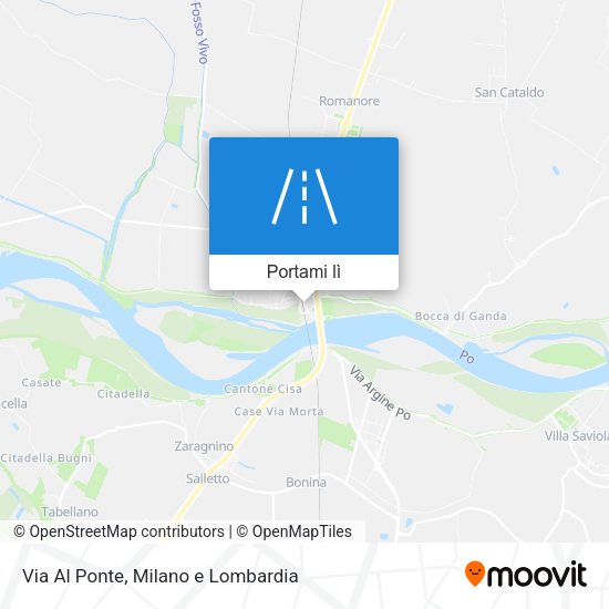 Mappa Via Al Ponte