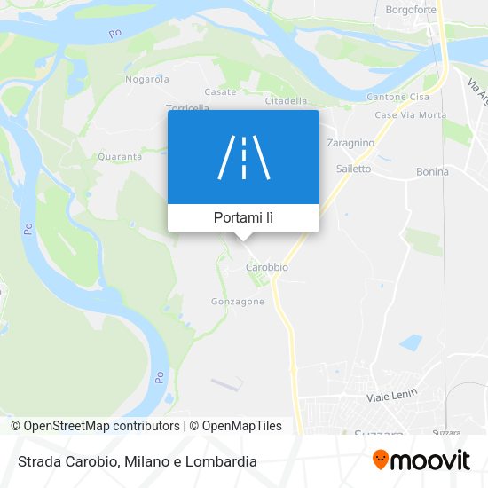 Mappa Strada Carobio