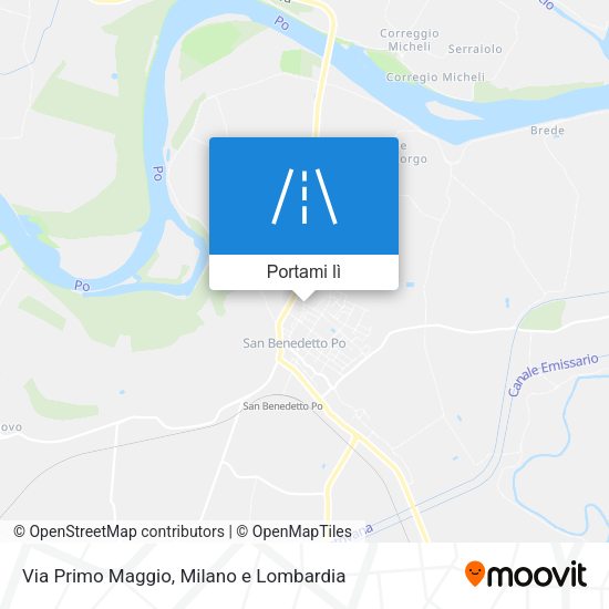 Mappa Via Primo Maggio