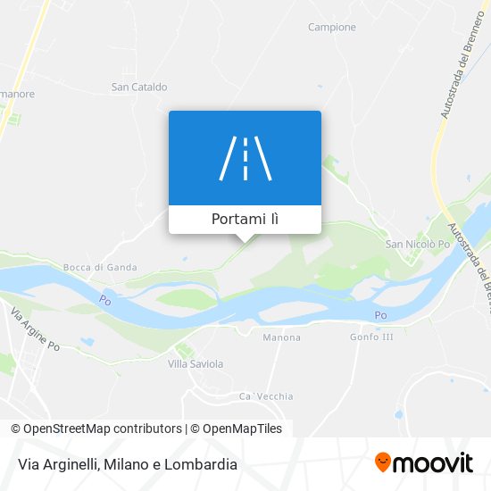 Mappa Via Arginelli