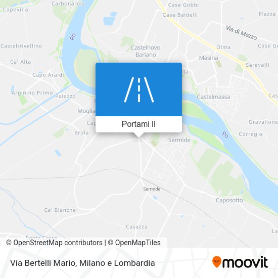 Mappa Via Bertelli Mario