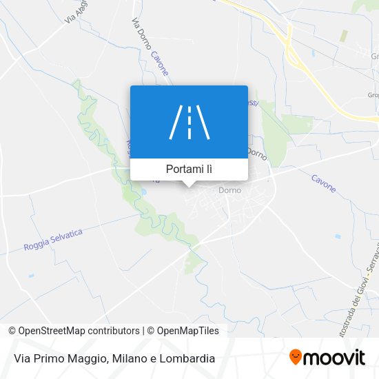 Mappa Via Primo Maggio