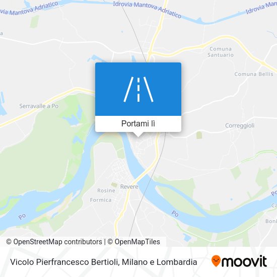 Mappa Vicolo Pierfrancesco Bertioli