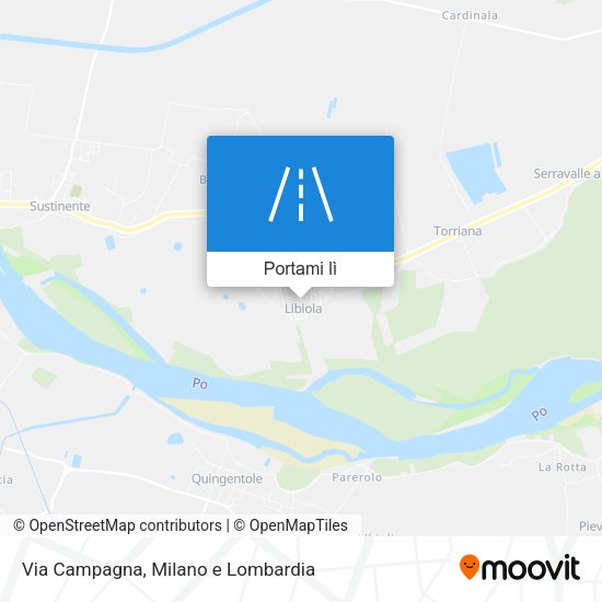 Mappa Via Campagna