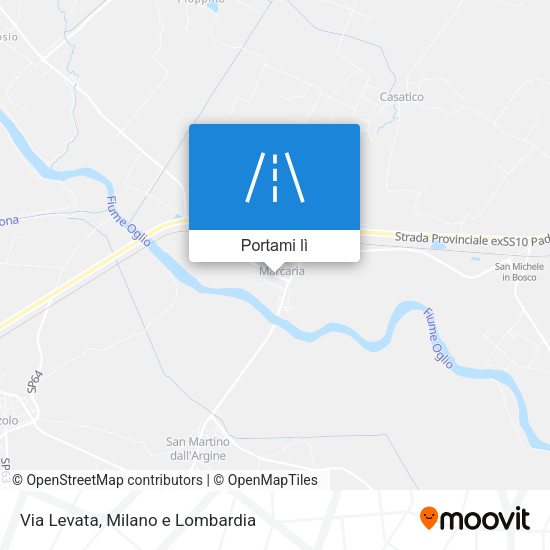 Mappa Via Levata