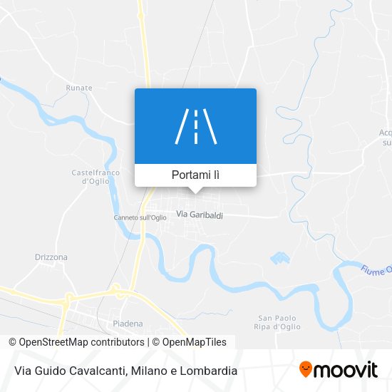 Mappa Via Guido Cavalcanti