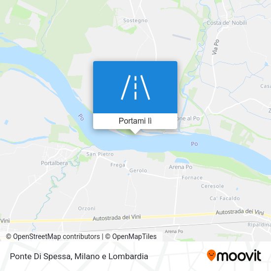 Mappa Ponte Di Spessa