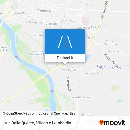 Mappa Via Delle Querce
