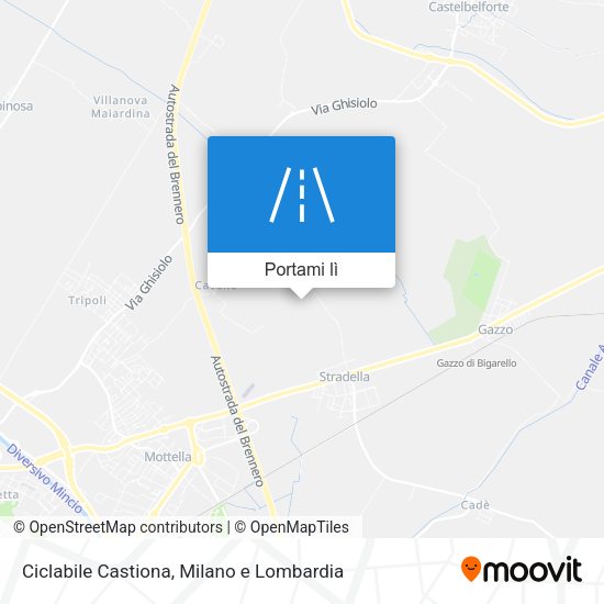 Mappa Ciclabile Castiona