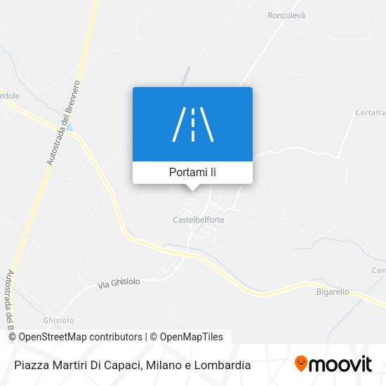 Mappa Piazza Martiri Di Capaci