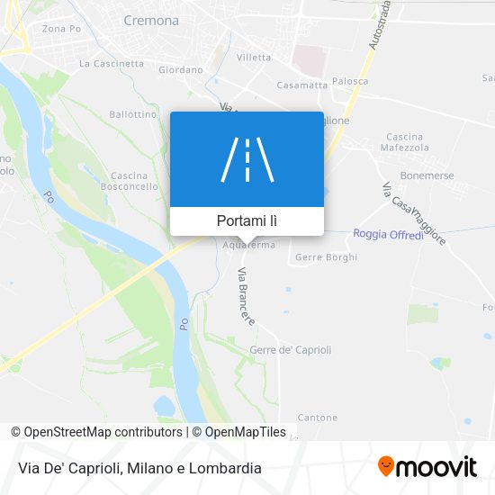 Mappa Via De' Caprioli
