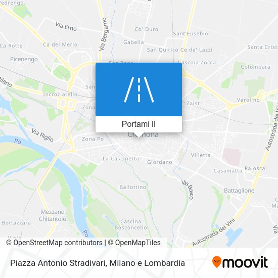 Mappa Piazza Antonio Stradivari