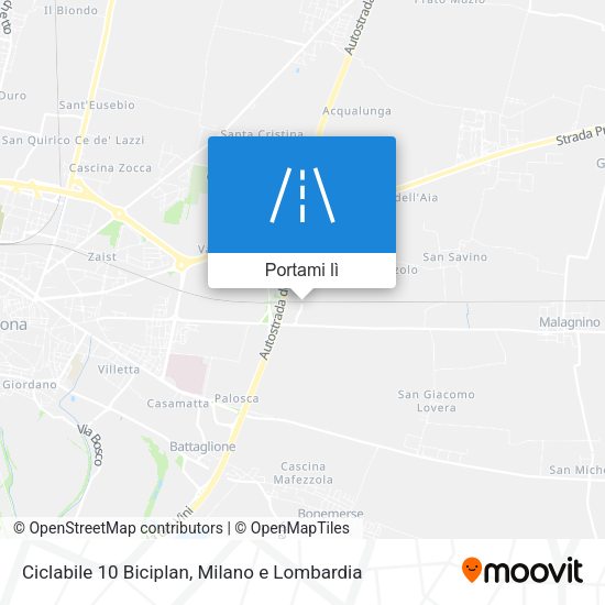 Mappa Ciclabile 10 Biciplan