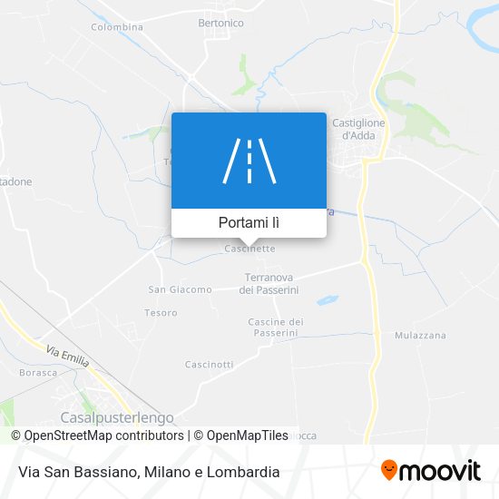 Mappa Via San Bassiano