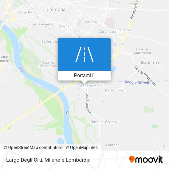 Mappa Largo Degli Orti