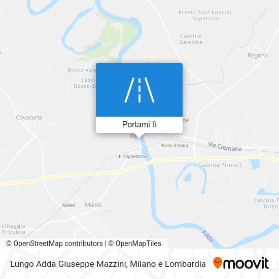 Mappa Lungo Adda Giuseppe Mazzini