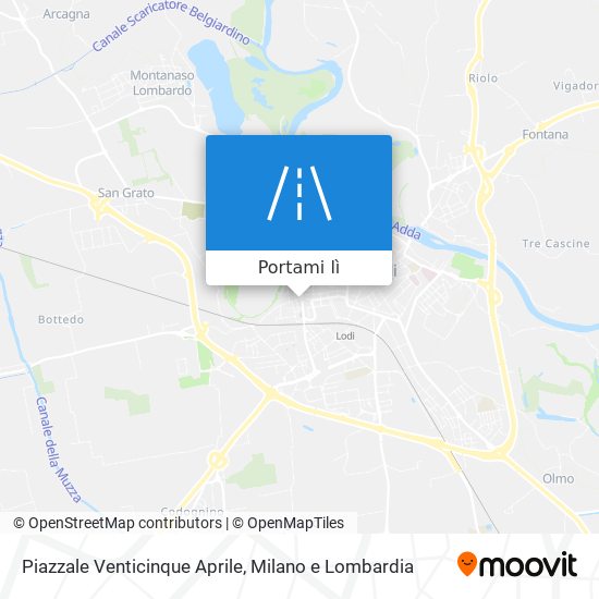 Mappa Piazzale Venticinque Aprile