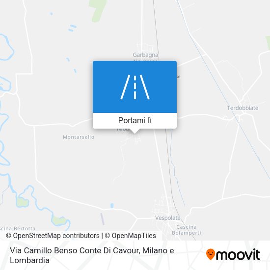 Mappa Via Camillo Benso Conte Di Cavour
